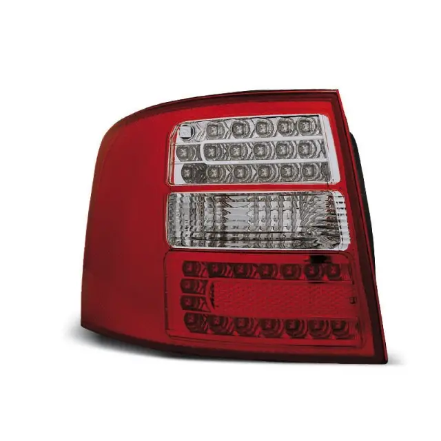 Soldes Feux Arrière LED Rouge Blanc pour Audi A6 1997-2004 Avant