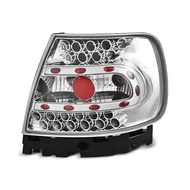 Commander Vite Feux Arrière LED Chromés pour Audi A4 B5 11.94-09.00