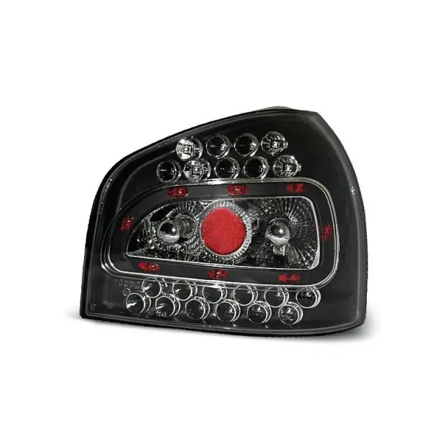 Feux Arrière LED Noirs pour Audi A3 1996-2000 Jusqu’à Épuisement Des Stocks