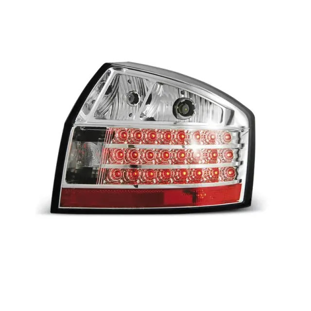 Commander Maintenant Feux Arrière LED Chromés pour Audi A4 2000-2004