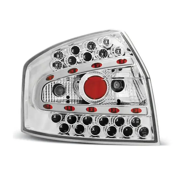 Feux Arrière LED Chromés pour Audi A4 8E 2000-2004 Sedan Réduction