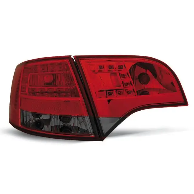 Paiement Sécurisé Feux Arrière LED Fumé Rouge pour Audi A4 B7 2004-2008 Avant