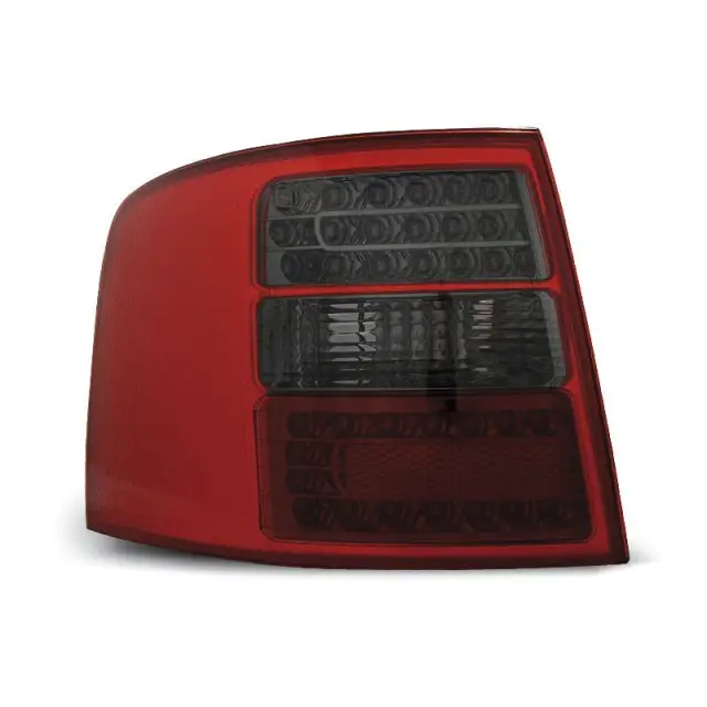 Feux Arrière LED Fumé Rouge pour Audi A6 1997-2004 Avant Dernier Modèle