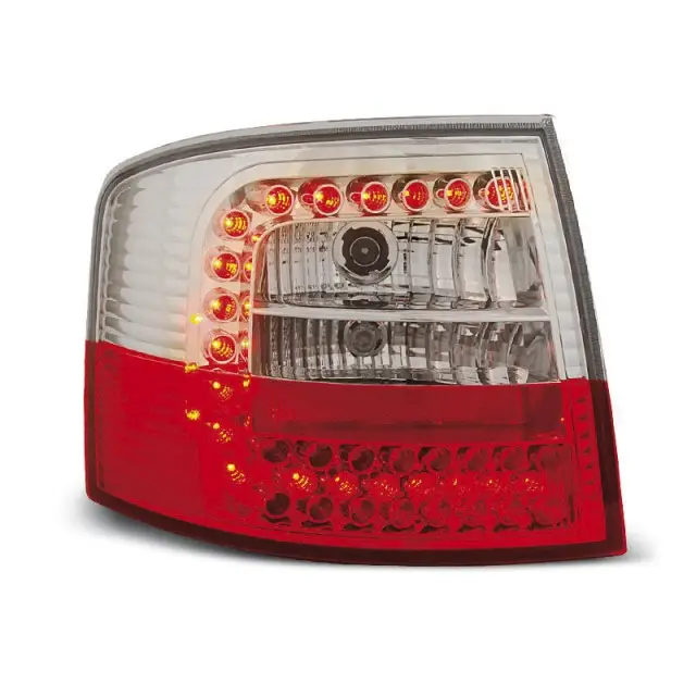 Commande En Gros Feux Arrière LED Rouge Blanc pour Audi A6 1997-2004 Avant