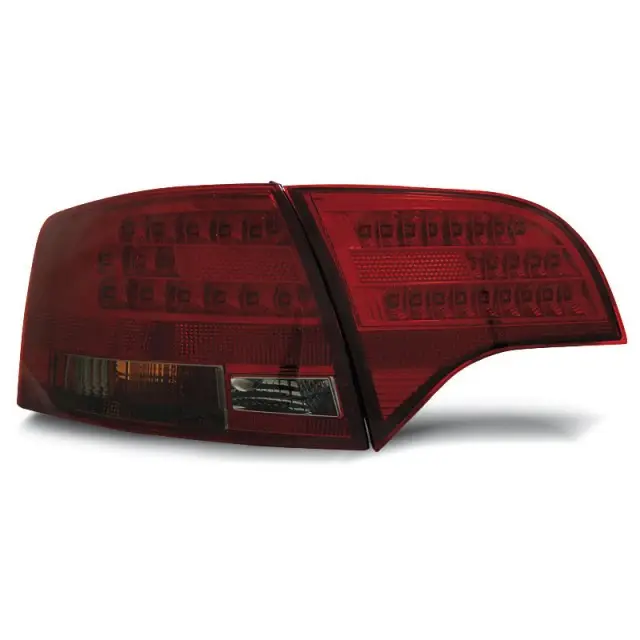 Feux Arrière LED Fumé Rouge pour Audi A4 B7 2004-2008 Avant Pas Cher