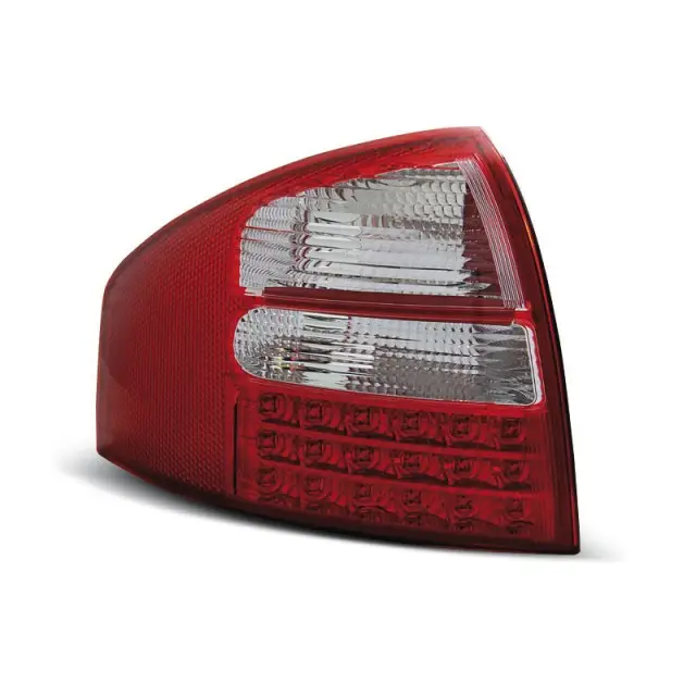 Vente Flash Feux Arrière À LED Rouge Blanc Pour Audi A6 Sedan 05.97-05.04