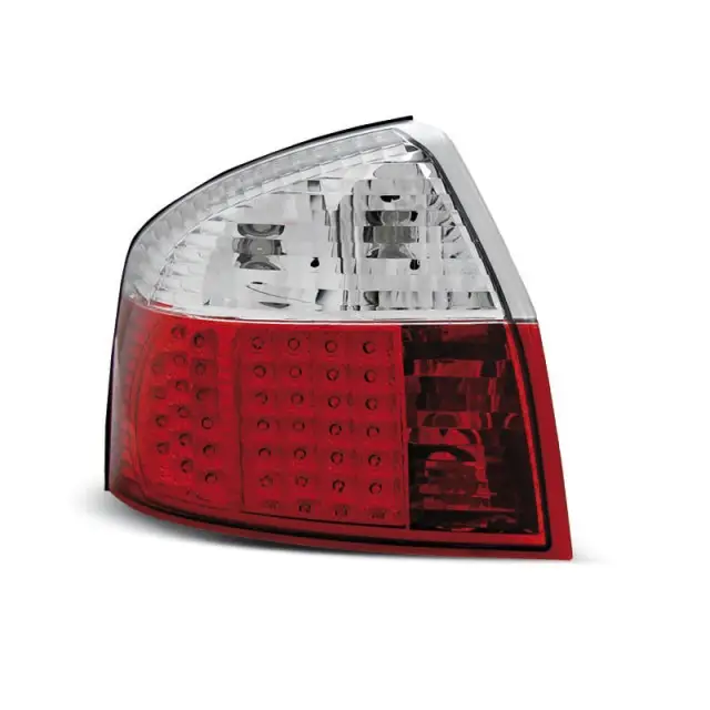 Feux Arrière LED Rouge Blanc pour Audi A4 2000-2004 Bon Marché