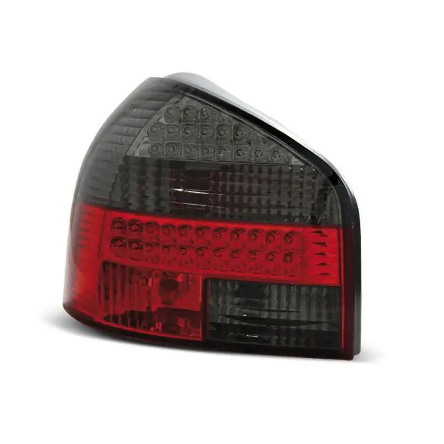 Feux Arrière LED Fumé Rouge pour Audi A3 1996-2000 Satisfait Ou Remboursé
