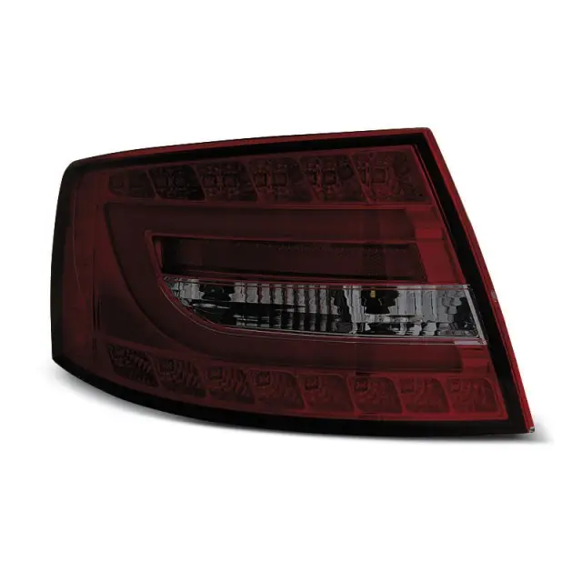 Feux Arrière LED Fumé Rouge pour Audi A6 C6 Sedan 2004-2008 6 Pin Prix Promo