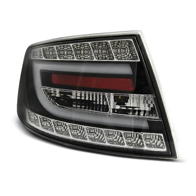 Feux Arrière LED Noirs pour Audi A6 C6 Sedan 2004-2008 7PIN Remise