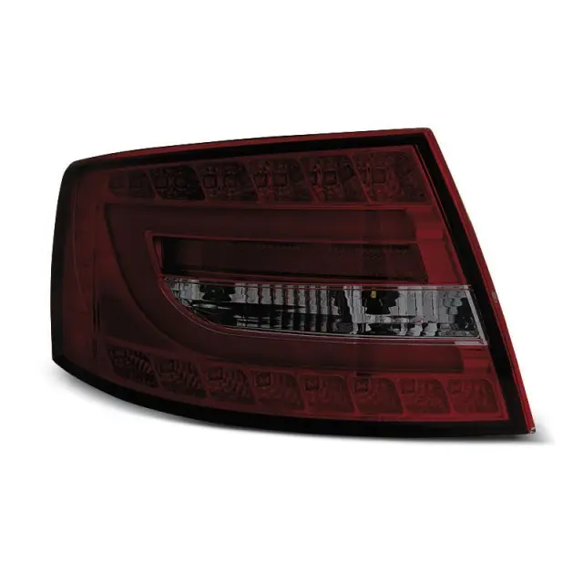 Expédition Rapide Feux Arrière LED Fumé Rouge pour Audi A6 C6 Sedan 2004-2008 7 Pin