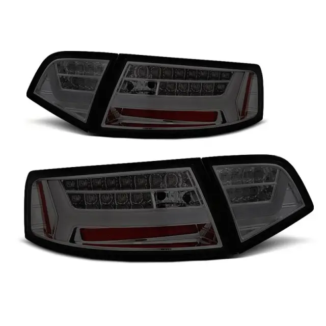 Promotion Feux Arrière À Barre LED Fumés Séquentiels Pour Audi A6 2008-2011 Sedan