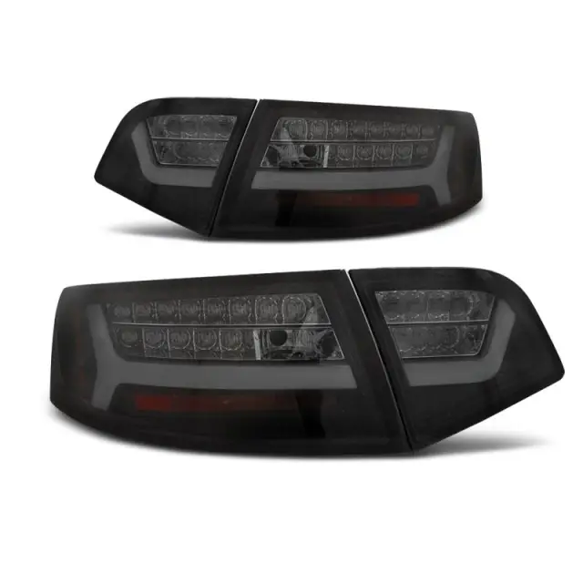 Must-Have Feux Arrière Barres LED Noir Fumé Séquentiels pour Audi A6 08-11 Sedan