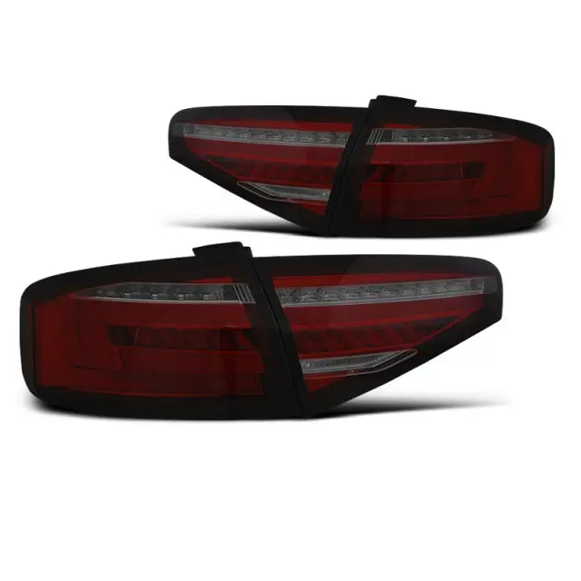 Feux Arrière LED Fumés Rouges Seq pour Audi A4 B8 2012-2015 Sedan Commande En Gros