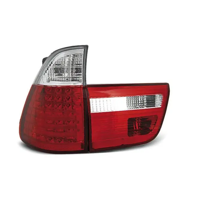 Commande En Gros Feux Arrière LED Rouge Blanc pour BMW X5 E53 1999-2003
