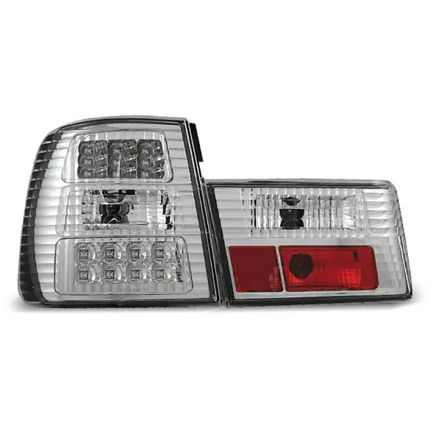 Feux Arrière LED Chromés pour BMW E34 Sedan 02.88-12.95 Nouvelle Collection