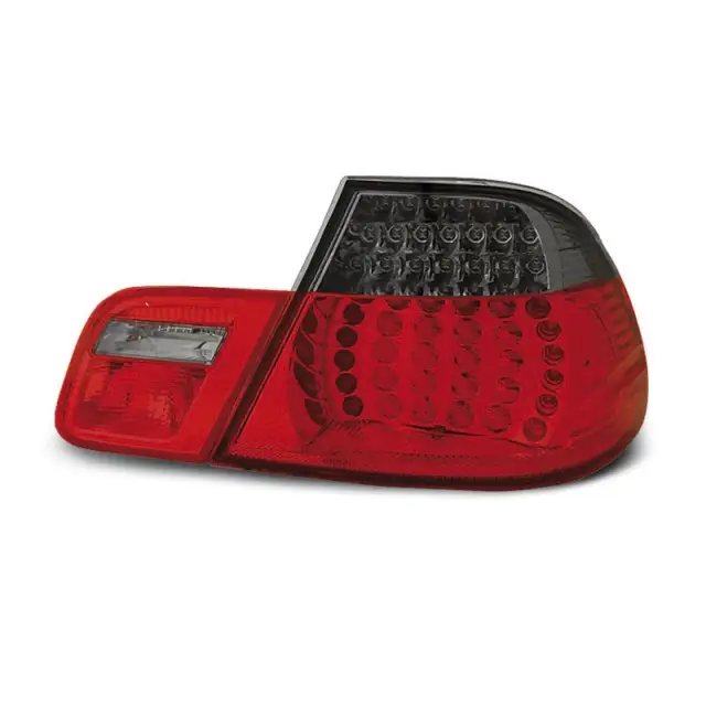Retour Gratuit Feux Arrière LED Fumés Rouges pour BMW E46 Coupe 04.99-03.03