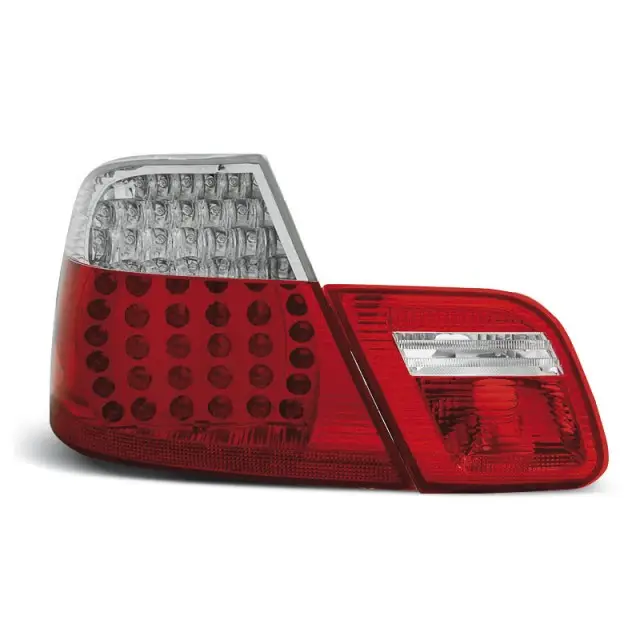 Prix Choc Feux Arrière LED Rouge Blanc pour BMW E46 Coupe 04.99-03.03