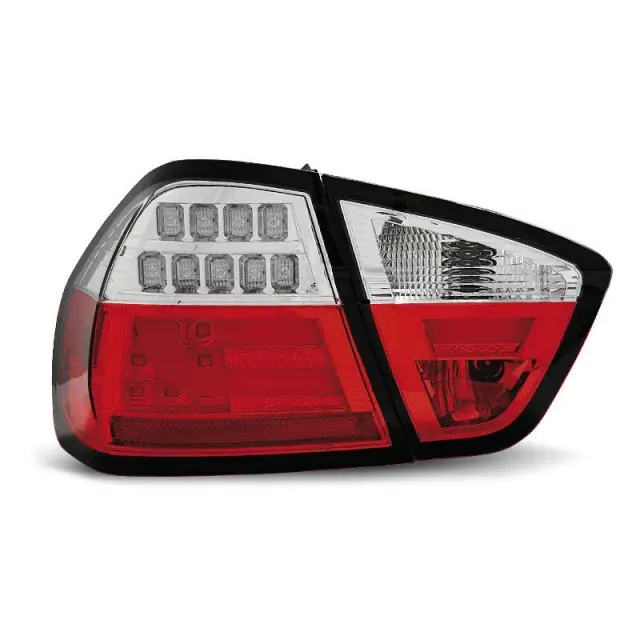 Haute Qualité Feux Arrière LED Rouges et Blancs pour BMW E90 2003-2008