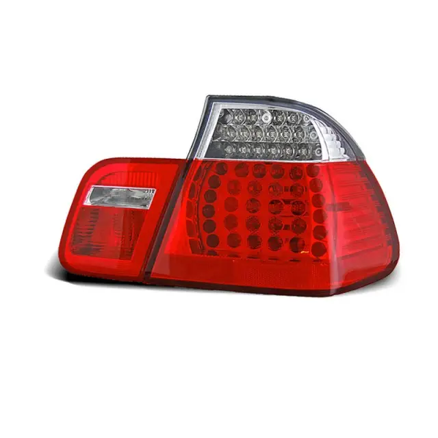 Retour Gratuit Feux Arrière LED Rouge Blanc pour BMW E46 Sedan 01.09-05.03