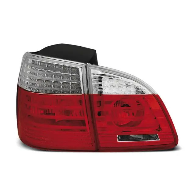 Offre Spéciale Feux Arrière LED Rouge Blanc pour BMW E61 Touring 2004-2007.