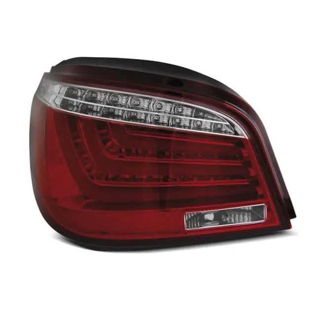 Expédition Rapide Feux Arrière LED Rouge Blanc pour BMW E60 2007-2007