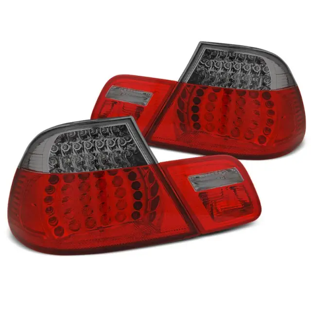 Feux Arrière LED Fumé Rouge Séquentiels pour BMW E46 Coupe 1999-2003 Bon Marché