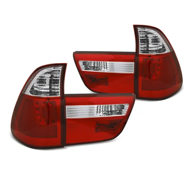 Livraison Gratuite Feux Arrière À DEL Rouges Et Blancs Pour BMW X5 E53 1999-2003