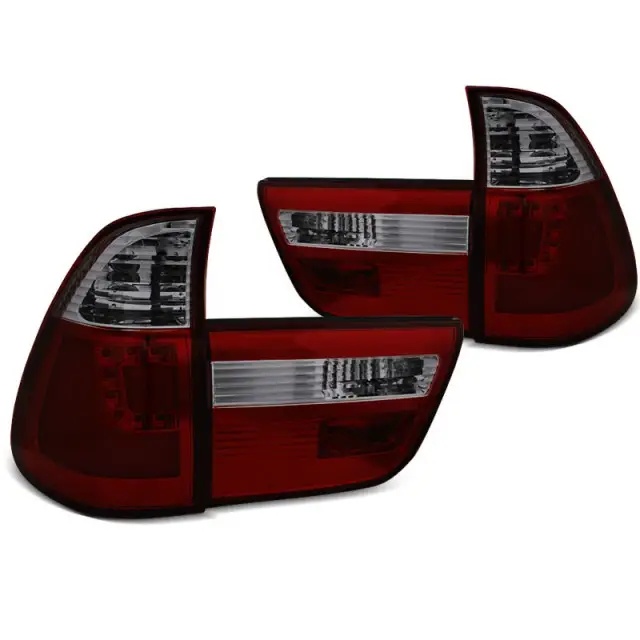 Feux Arrière Led Fumé Rouge pour BMW X5 E53 1999-2003 Solde