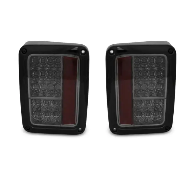 Feu Arrière LED Fumé pour Chrysler Jeep Wrangler JK 2007-2018 Réduction