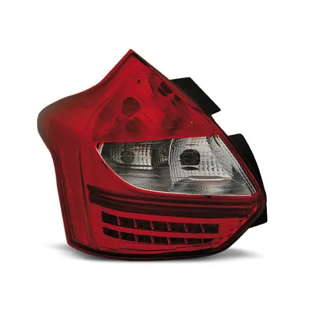 Meilleur Choix Feu Arrière Rouge Blanc LED pour Ford Focus 3 2011-2014 Hatchback