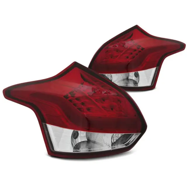 Barre LED Rouge Blanc arrière pour Ford Focus 3 2011-2014 Hatchback Soldes