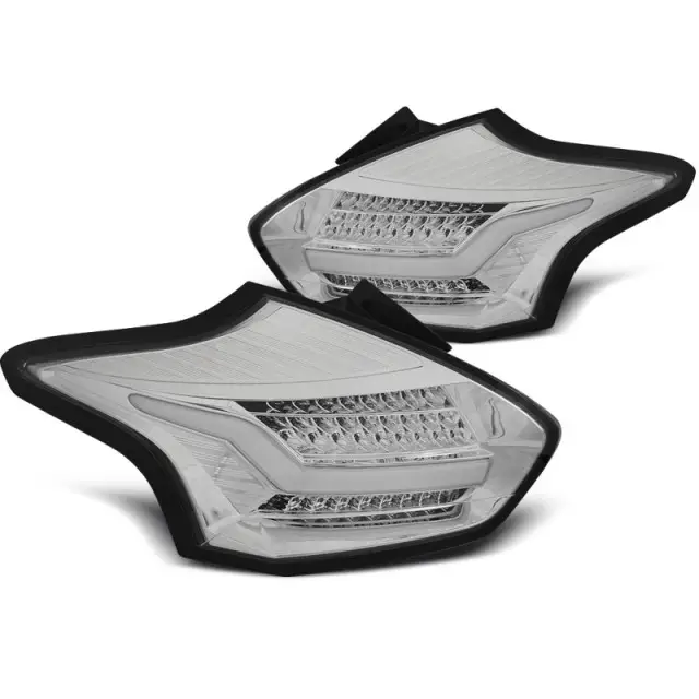 Réduction Feux arrière LED séquentiels chromés pour Ford Focus 3 2015-2018.