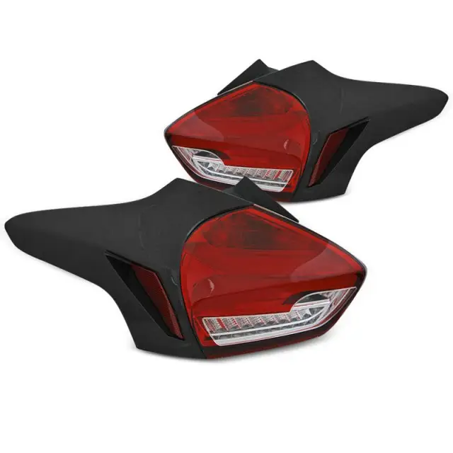 Feux Arrière LED Séquentiels pour Ford Focus 3 2015-2018 Hatchback Rouge Blanc Seulement Aujourd’hui