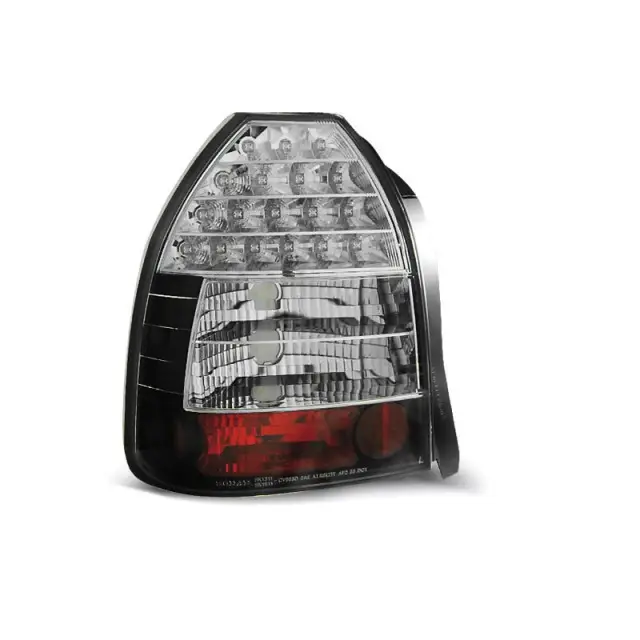 Prix Choc Feux Arrière 3D Noir LED pour Honda Civic 1995-2001