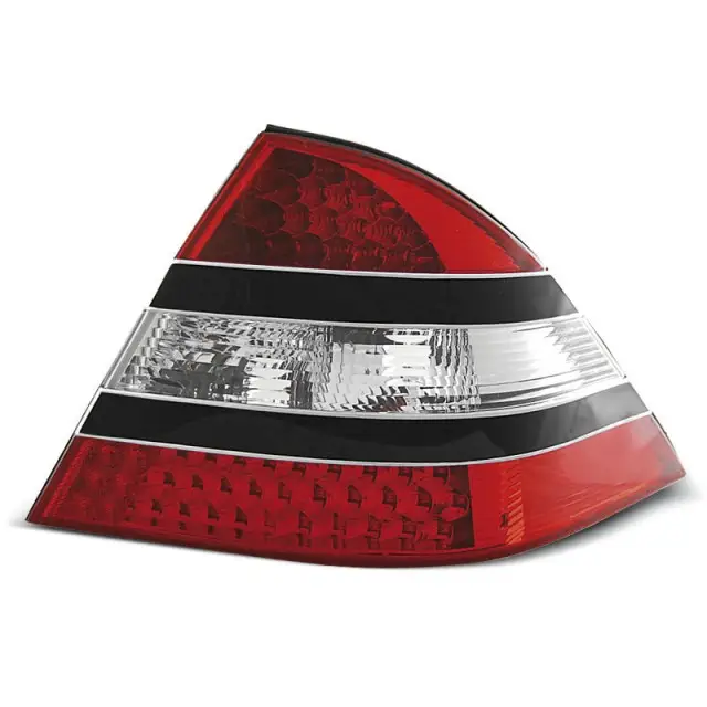 Livraison Gratuite Feux Arrière LED Rouge Noir pour Mercedes W220 S-Class 09.98-05.05