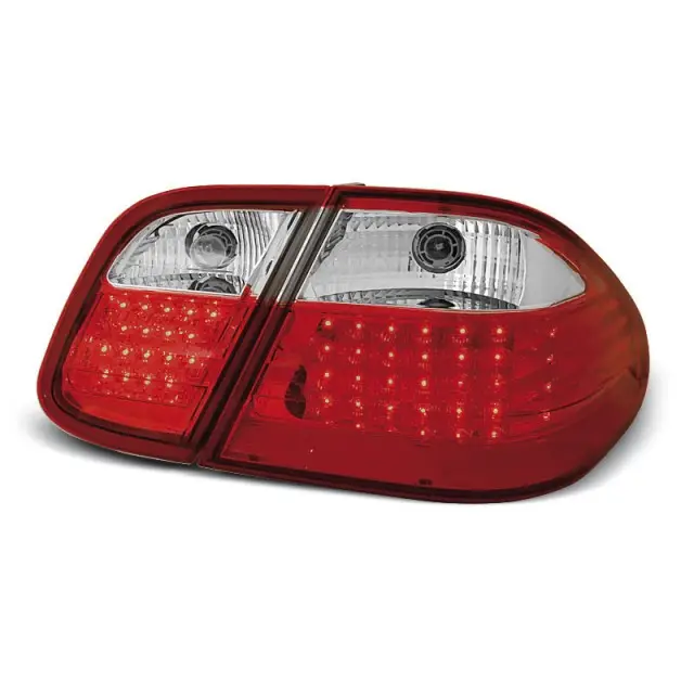 Feux Arrière À LED Rouge Blanc Pour Mercedes W208 CLK 1997-2002 Prix Promo