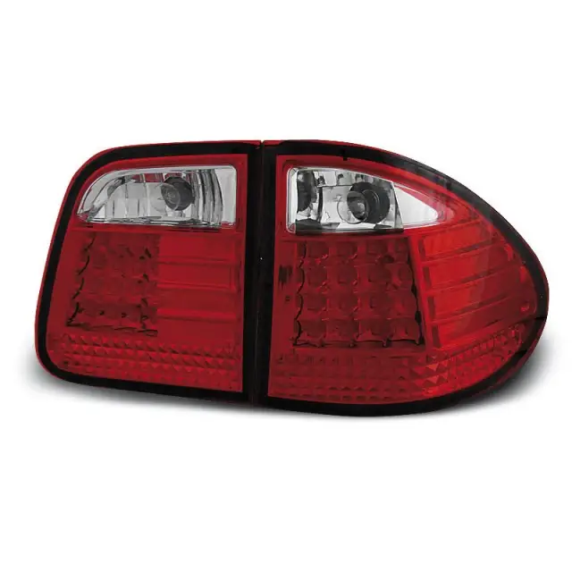 Achat Immédiat Feux Arrière Led Rouge Blanc pour Mercedes W210 E-Class 95-03.02 Kombi