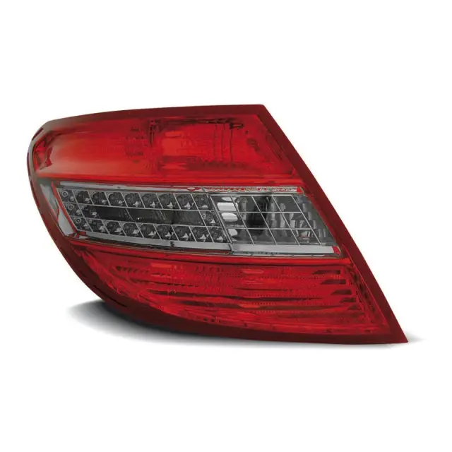 Dernier Modèle Feux Arrière LED Fumés Rouges pour Mercedes C-Class W204 2007-2010
