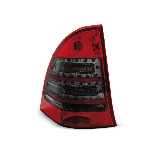 Expédition Rapide Feux Arrière LED Fumés Rouges pour Mercedes C-Class W203 Kombi 00-07