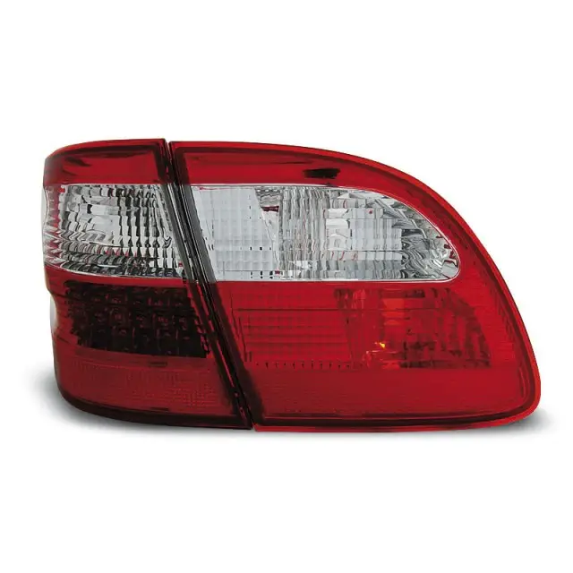 Feux Arrière LED Rouge Blanc pour Mercedes W211 E-Class 2002-2006 Retour Gratuit
