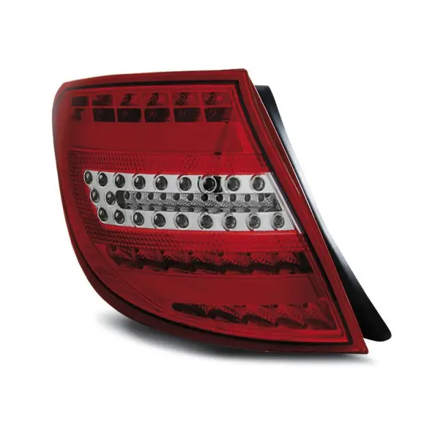 Meilleur Choix Feux Arrière LED Rouges et Blancs pour Mercedes C-Class W204 07-10