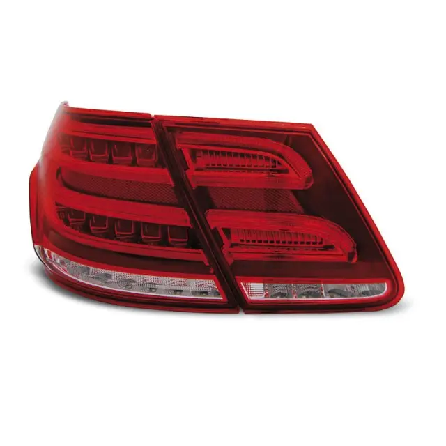 Haute Qualité Feux Arrière LED Rouge Blanc pour Mercedes W212 E-Class 09-13