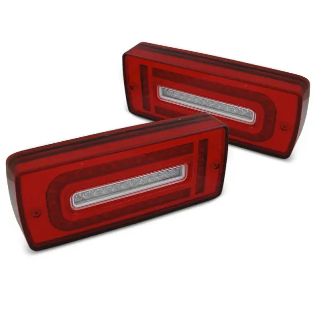 Feux Arrière À LED Rouge Blanc Pour Mercedes W463 G-Class 07-17 Réduction