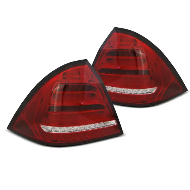 Feux Arrière LED Rouge Blanc Séquentiels pour Mercedes W203 00-04 Top Vente