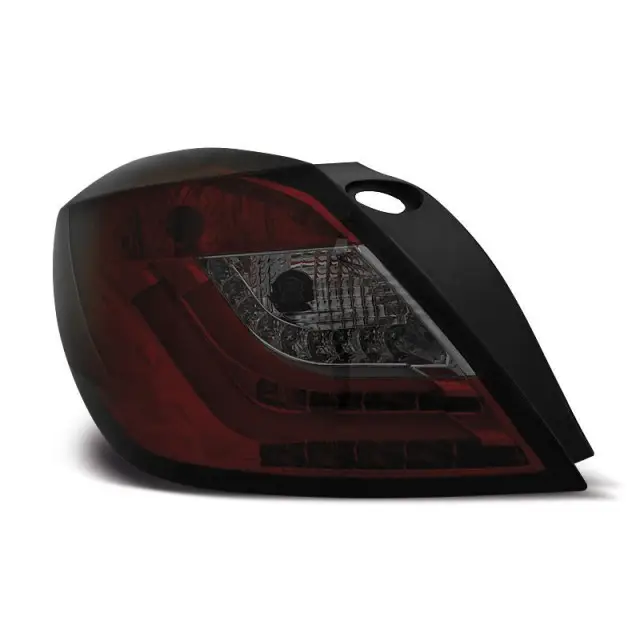 Réduction Filtre 3D Fumé Rouge LED pour Opel Astra H 2003-2009