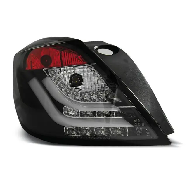 Feu Arrière 3D LED Noir pour Opel Astra H 2003-2009 Expédié Aujourd’hui