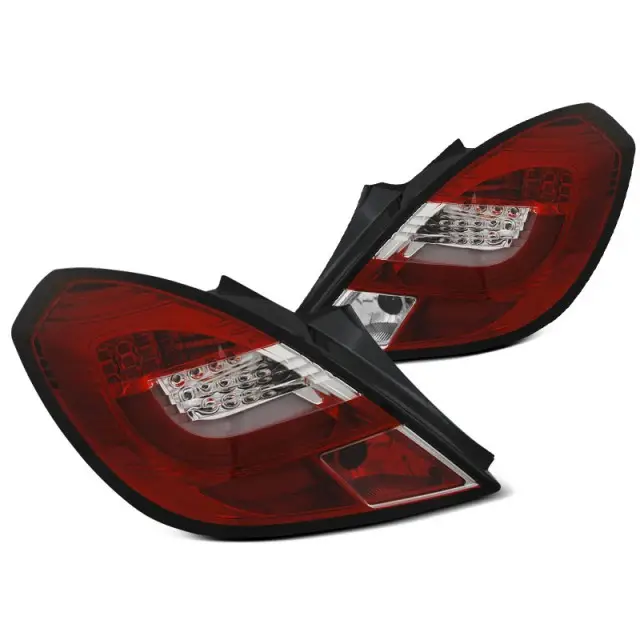 Jusqu’à Épuisement Des Stocks Barre LED Rouge Blanche 3D pour Opel Corsa D 2004-2014