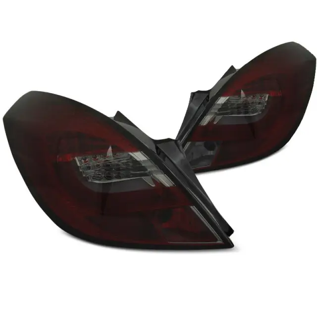 Livraison Express Barre LED Fumée Rouge Arrière pour Opel Corsa D 2004-2014