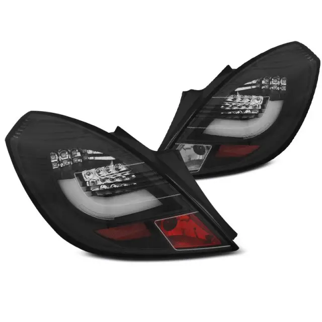 Paiement Sécurisé Barre LED Noire 3D pour Opel Corsa D 2004-2014